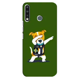 Чохол з принтом Песика Патрон для TECNO Spark 4 (Собака Патрон)