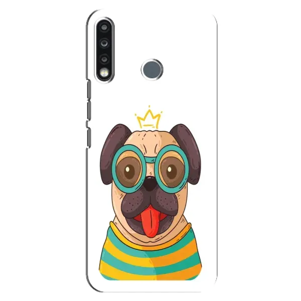 Чехол с рисунком «Собака Король» для TECNO Spark 4 Чехол с рисунком «Собака Король» для TECNO Spark 4