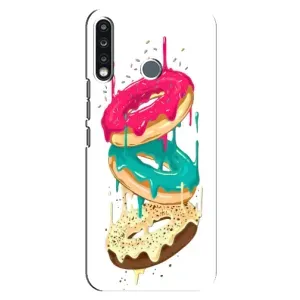 Чехол с изображением вкусной еды для TECNO Spark 4 (Сочные пончики)