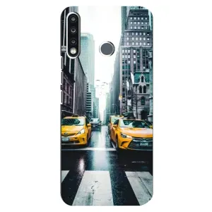 Силиконовый бампер (Работники) на TECNO Spark 4 (Такси)