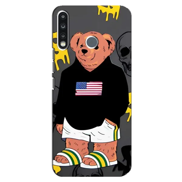 Чехол с рисунком «Teddy USA» для TECNO Spark 4 Чехол с рисунком «Teddy USA» для TECNO Spark 4