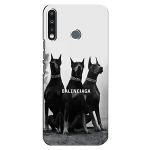 Чехол ДОБЕРМАН для TECNO Spark 4 (Три добермана)