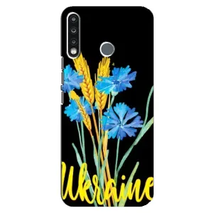 Чехол на TECNO Spark 4 Украинский дизайн (Ukraine в цветочках)