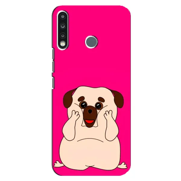 Чехол с рисунком «Веселый Мопсик» для TECNO Spark 4 Чехол с рисунком «Веселый Мопсик» для TECNO Spark 4