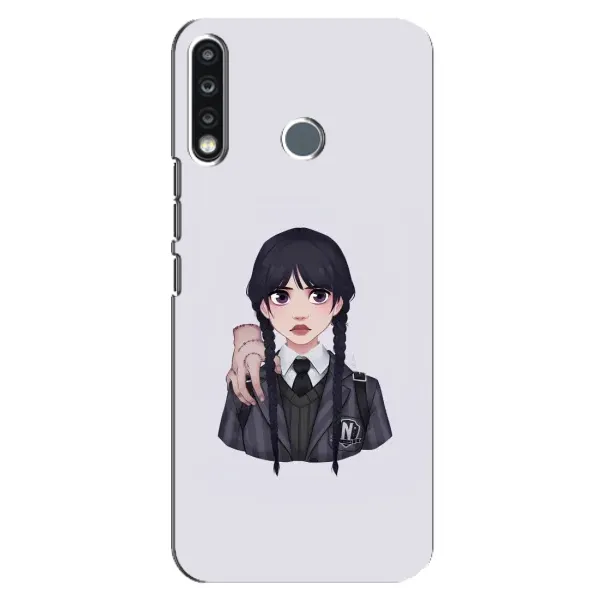 Чехол с рисунком «Вещь Венсдей» для TECNO Spark 4