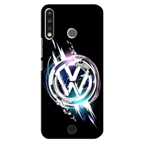 Чехол с рисунком «Volkswagen на черном» для TECNO Spark 4 Чехол с рисунком «Volkswagen на черном» для TECNO Spark 4