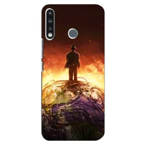 Чехол Оппенгеймер / Oppenheimer на TECNO Spark 4 (Ядерщик)