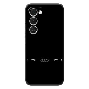 Силиконовый бампер с картинкой машины на Tecno Spark 40 Pro Plus (Силует Audi)