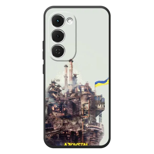 Чехол с рисунком «Азовсталь» для TECNO Spark 40 Pro Plus