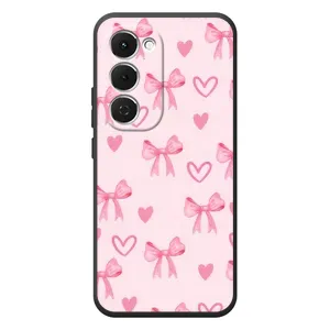 Чохол банти для Tecno Spark 40 Pro Plus (Бантики і сердечки)