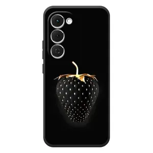 Чохол з зображенням смачної їжі для Tecno Spark 40 Pro Plus (Чорна полуниця)