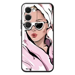 Чохол з картинкою Модні Дівчата Tecno Spark 40 Pro Plus (Дівчина в халаті)
