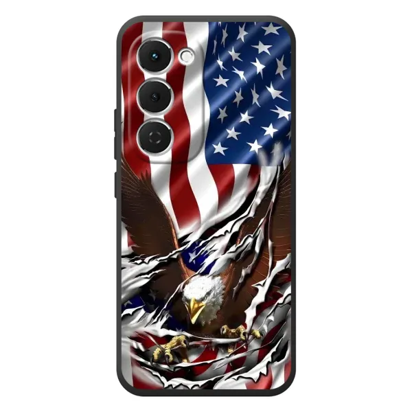 Чохол з малюнком «Прапор USA» для TECNO Spark 40 Pro Plus Чохол з малюнком «Прапор USA» для TECNO Spark 40 Pro Plus