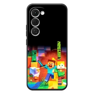 Чехлы для Tecno Spark 40 Pro Plus (Персонажи Майн Крафт) (Герой Майнкрафт)