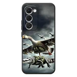 Чохол з мемами траралело тралала для Tecno Spark 40 Pro Plus (Гусіні і крокоділо)