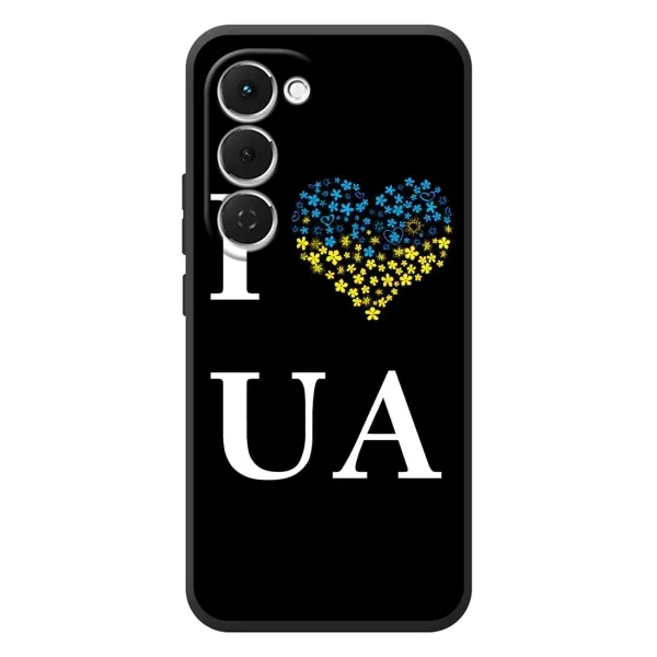 Чехол с рисунком «I Love UA» для TECNO Spark 40 Pro Plus