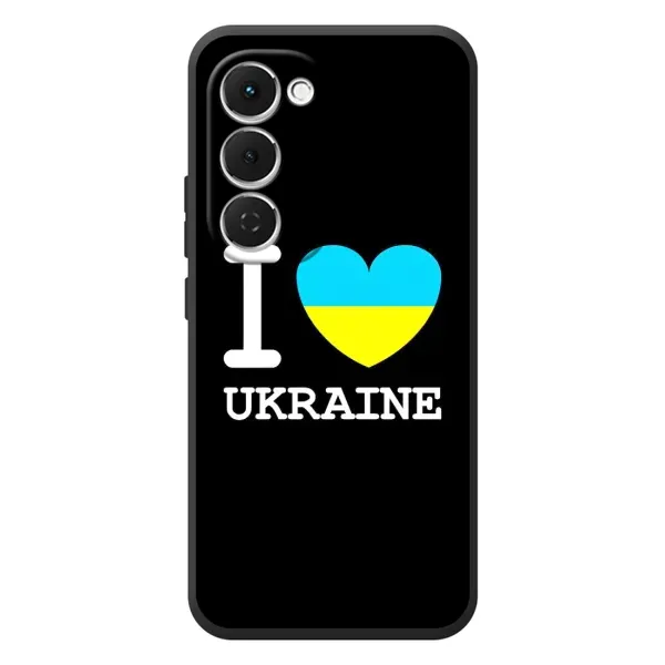 Чехол с рисунком «I Love Ukraine» для TECNO Spark 40 Pro Plus