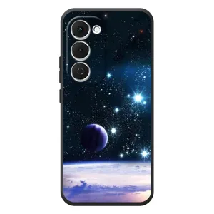 Чехол (ТПУ) с планетами на Tecno Spark 40 Pro Plus (Космический вид)