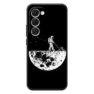 Силиконовый Чехол с принтом "Космонавты" на Tecno Spark 40 Pro Plus (Космонавт)