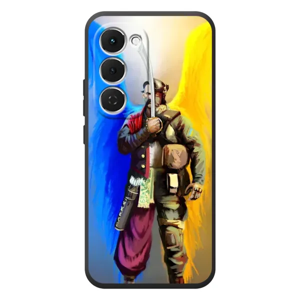 Чехол с рисунком «Козак с крыльями» для TECNO Spark 40 Pro Plus Чехол с рисунком «Козак с крыльями» для TECNO Spark 40 Pro Plus