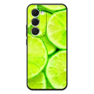 Чохол з зображенням смачної їжі для Tecno Spark 40 Pro Plus (Лайм)