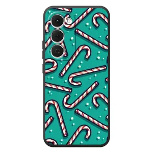 Силиконовый бампер на рождество для Tecno Spark 40 Pro Plus (Леденцы)