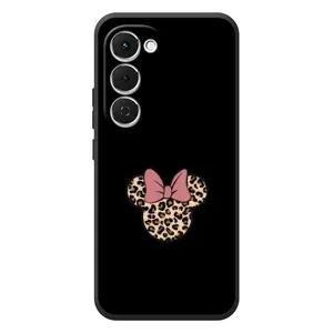 Чехол с леопардовым принтом на Tecno Spark 40 Pro Plus (Леопардовая Минни)