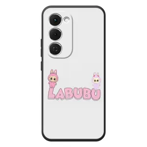 Чохол з принтом Лабубу для Tecno Spark 40 Pro Plus (Логотип Лабубу)