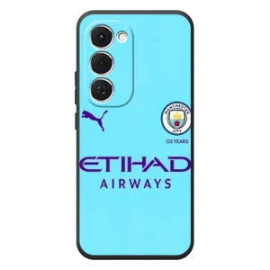 Силиконовые Чехлы принт Футбол на Tecno Spark 40 Pro Plus (Man City)