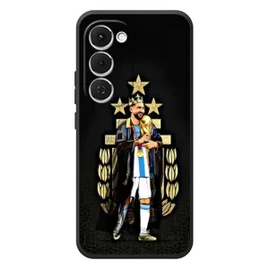 Чехлы Лео Месси Аргентина для Tecno Spark 40 Pro Plus (Месси король)