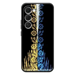 Силиконовый Чехол на Tecno Spark 40 Pro Plus (Патриотическая вышиванка)