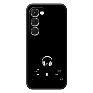 Чохол з картинками на чорному фоні для Tecno Spark 40 Pro Plus (Плеєр)