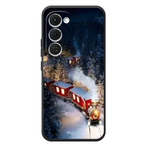 Силиконовый бампер на рождество для Tecno Spark 40 Pro Plus (Поезд)
