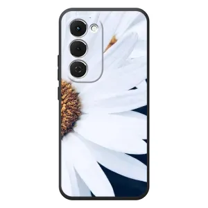 Чохол з ромашками на Tecno Spark 40 Pro Plus (Пів ромашки)