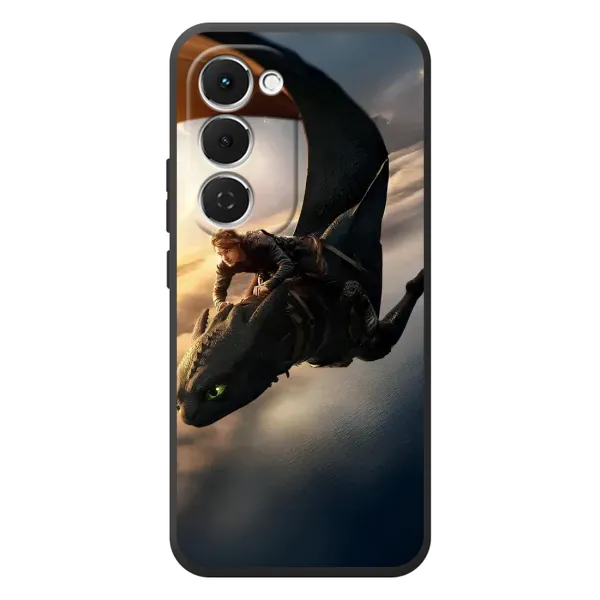 Чехол с рисунком «Полет Беззубика» для TECNO Spark 40 Pro Plus Чехол с рисунком «Полет Беззубика» для TECNO Spark 40 Pro Plus
