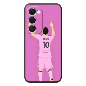 Чехлы Лео Месси в Майами на Tecno Spark 40 Pro Plus (Празднование Месси)