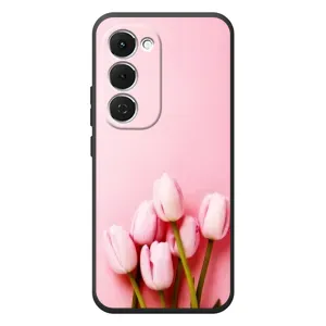 Чехол с рисунком «Розовые тюльпаны» для TECNO Spark 40 Pro Plus
