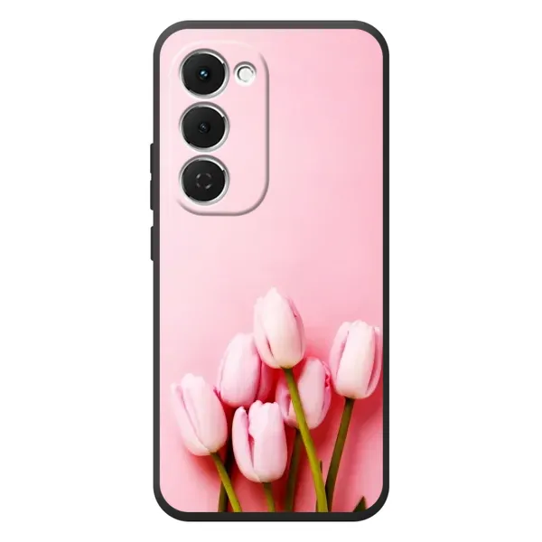 Чехол с рисунком «Розовые тюльпаны» для TECNO Spark 40 Pro Plus Чехол с рисунком «Розовые тюльпаны» для TECNO Spark 40 Pro Plus