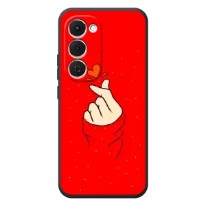 Чехлы (Знак сердечка) на Tecno Spark 40 Pro Plus (Сердце на красном)