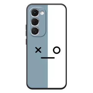 Силиконовые Чехлы (смешные стикеры) для Tecno Spark 40 Pro Plus (Серо-белый)