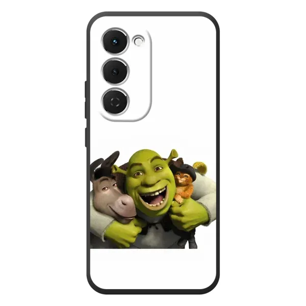Чехол с рисунком «Шрек осел и кот» для TECNO Spark 40 Pro Plus Чехол с рисунком «Шрек осел и кот» для TECNO Spark 40 Pro Plus