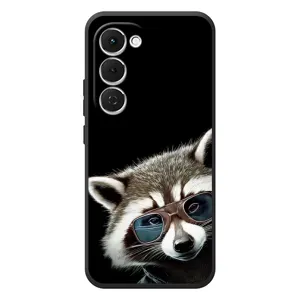 Силиконовый Чехол с Енотами на Tecno Spark 40 Pro Plus (Стильный Енот)