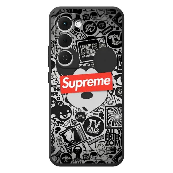 Чохол з малюнком «Supreme Маус» для TECNO Spark 40 Pro Plus Чохол з малюнком «Supreme Маус» для TECNO Spark 40 Pro Plus
