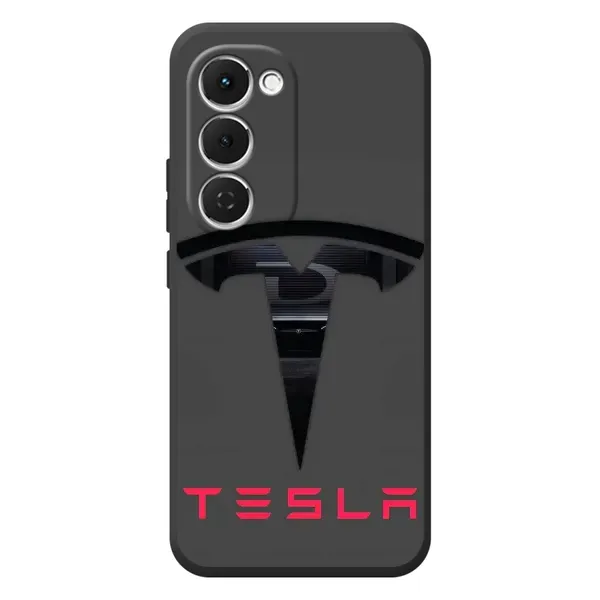 Чохол з малюнком «Logo TESLA» для TECNO Spark 40 Pro Plus Чохол з малюнком «Logo TESLA» для TECNO Spark 40 Pro Plus