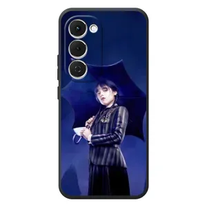 Чохол з картинкою Венсдей на Tecno Spark 40 Pro Plus (Венсдей з парасолькою)