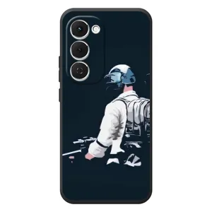 Силиконовый чехол с картинкой "Герой Pubg" на Tecno Spark 40 Pro Plus (В экиперовке)