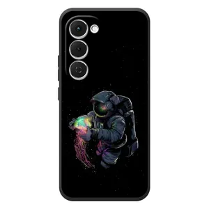 Силиконовый Чехол с принтом "Космонавты" на Tecno Spark 40 Pro Plus