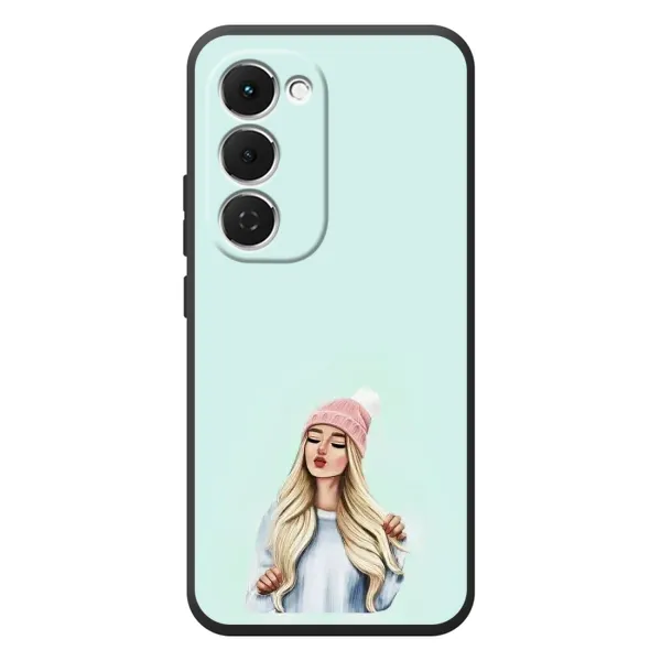Чехол с рисунком «В шапке» для TECNO Spark 40 Pro Plus Чехол с рисунком «В шапке» для TECNO Spark 40 Pro Plus
