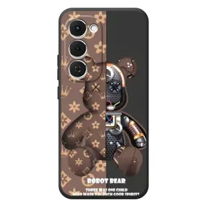 Силиконовый чехол для Tecno Spark 40 Pro Plus (Медмедь Луи Виттон)