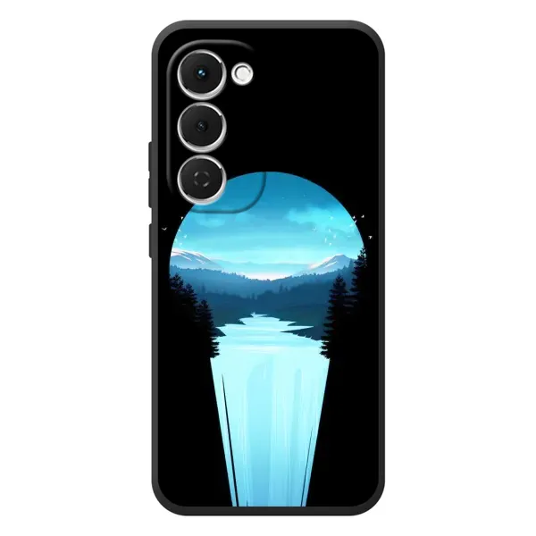 Чехол с рисунком «Синий Водопад» для TECNO Spark 40 Pro Plus Чехол с рисунком «Синий Водопад» для TECNO Spark 40 Pro Plus